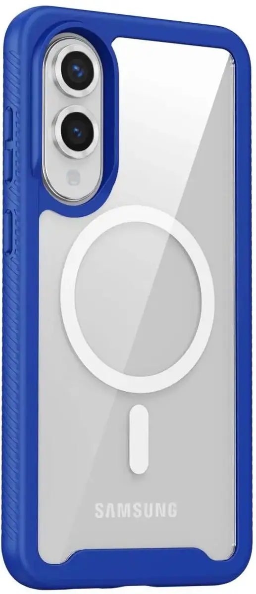 Selected Hoesje Samsung Galaxy S25 Edge - MagSafe Blauw