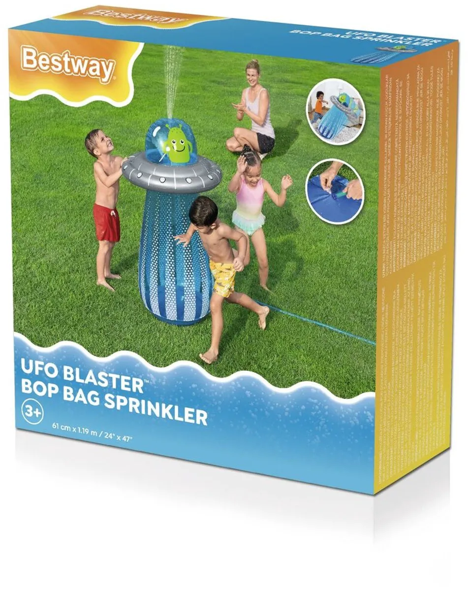 Bestway UFO Blaster Opblaasbare Bop Bag 61cm x 1,19m - Multicolor - afbeelding 6 van 6