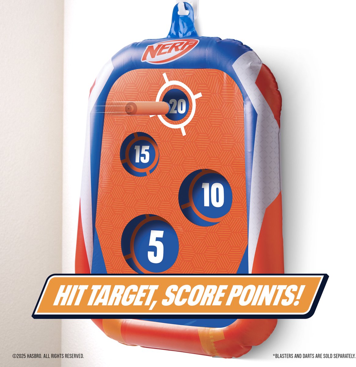 NERF - Inflatable Target - Geschikt voor kinderen, eenvoudig op te blazen