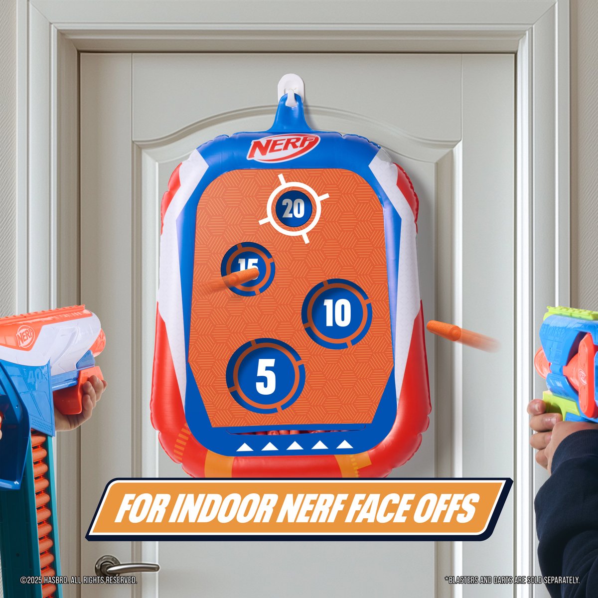 NERF - Inflatable Target - Geschikt voor kinderen, eenvoudig op te blazen