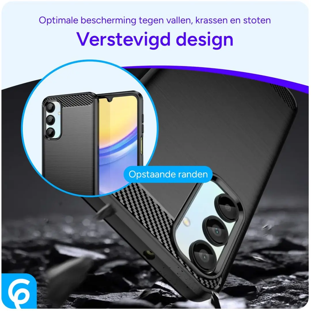 Selected TPU Hoesje Samsung Galaxy A16 - Zwart