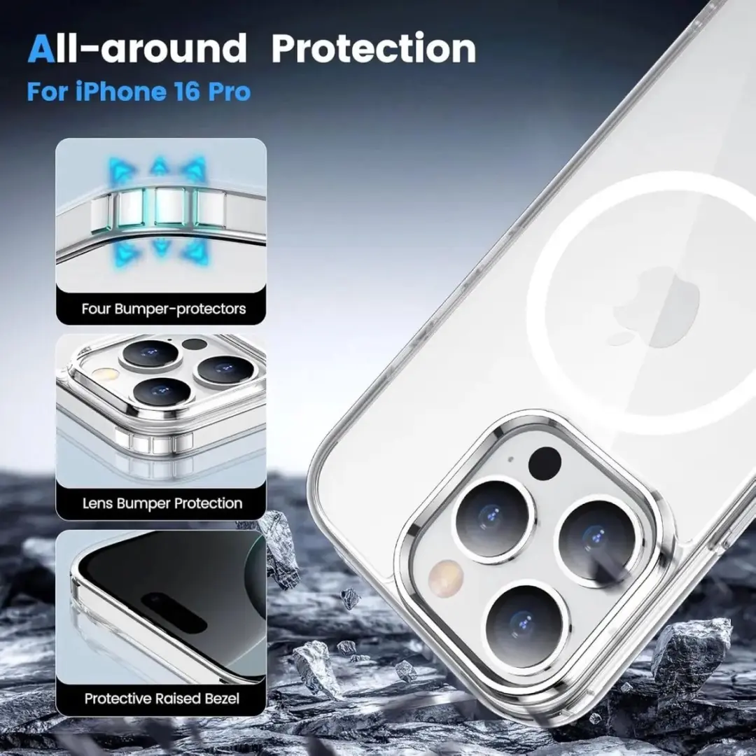 Selected Hoesje iPhone 16 Pro MagSafe Transparant