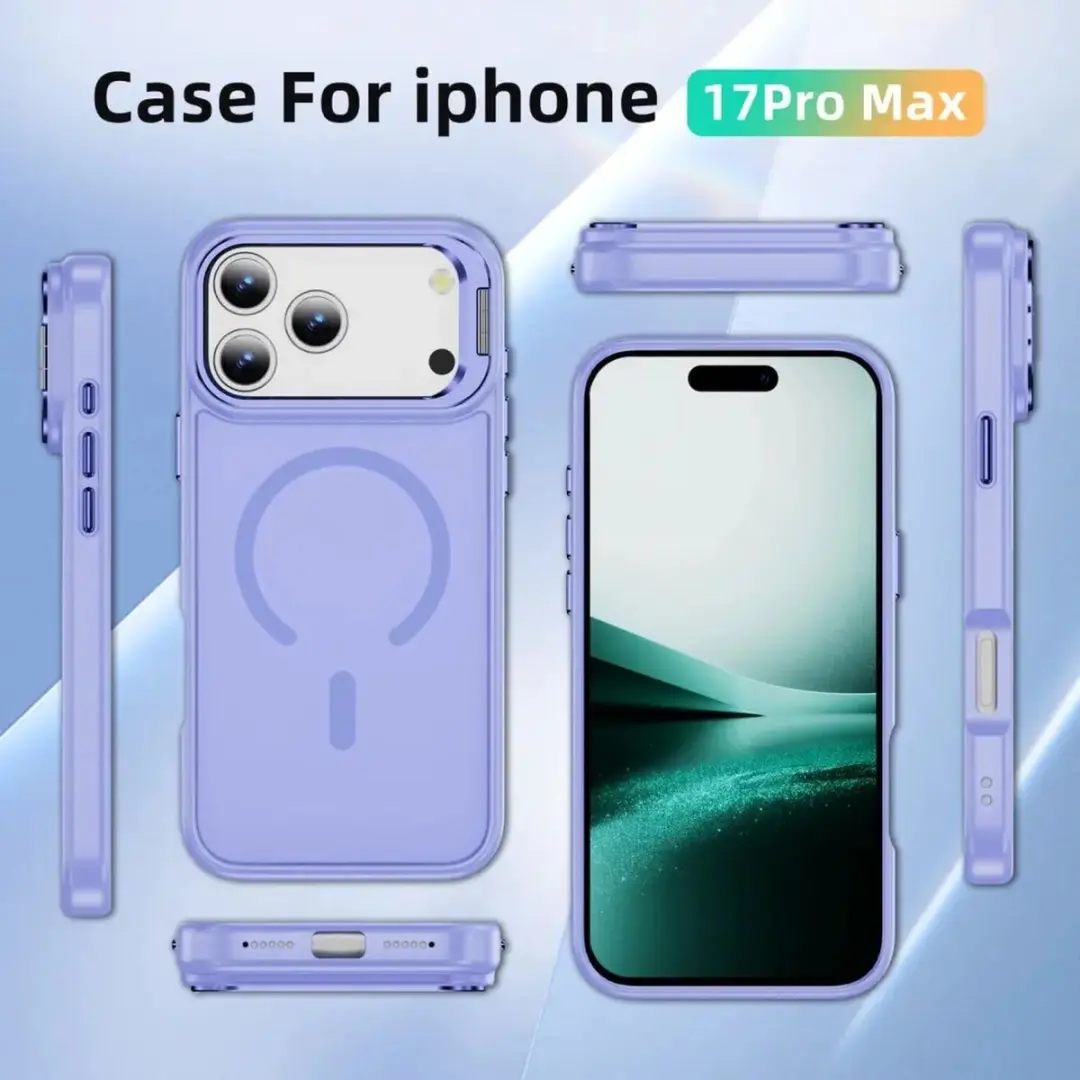Selected Hoesje iPhone 17 Pro Max - MagSafe & Qi2 - Licht Paars