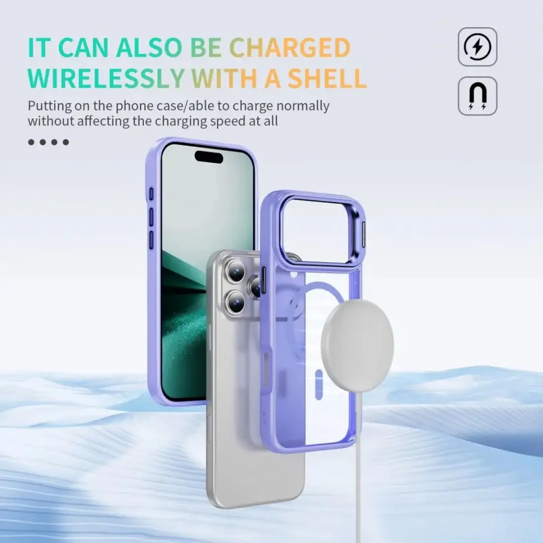 Selected Hoesje iPhone 17 Pro Max - MagSafe & Qi2 - Licht Paars