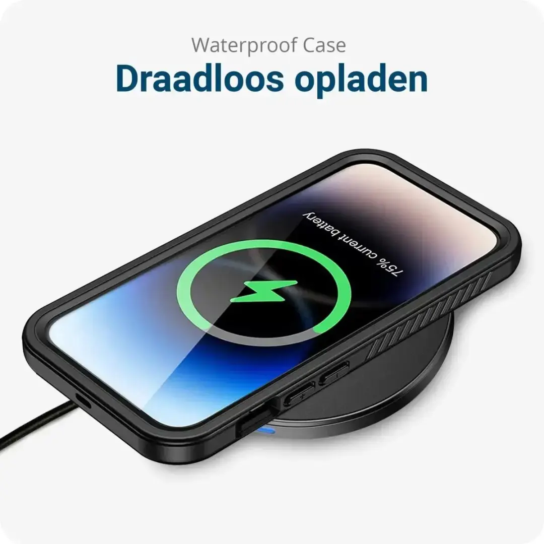 Selected SBG Outdoor Case iPhone 16/17 Waterdicht - MagSafe - IP68 - Transparant/Zwart