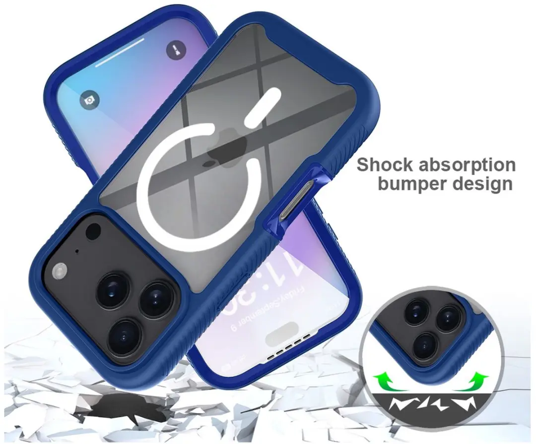 Selected by GSMpunt iPhone 17 Pro Hoesje - Blauw - MagSafe - afbeelding 6 van 6