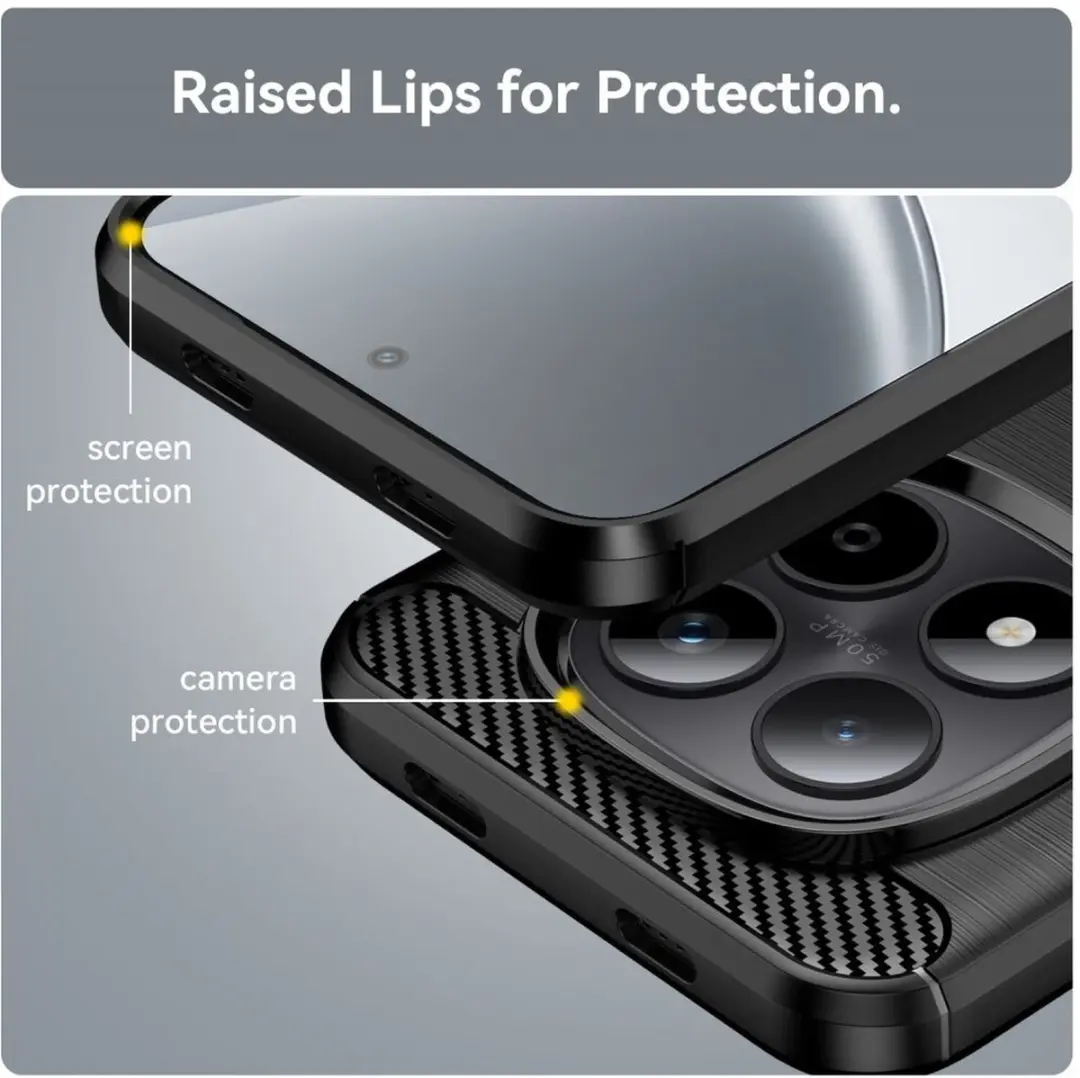Selected TPU Hoesje Xiaomi Redmi Note 15 Pro 5G - Zwart