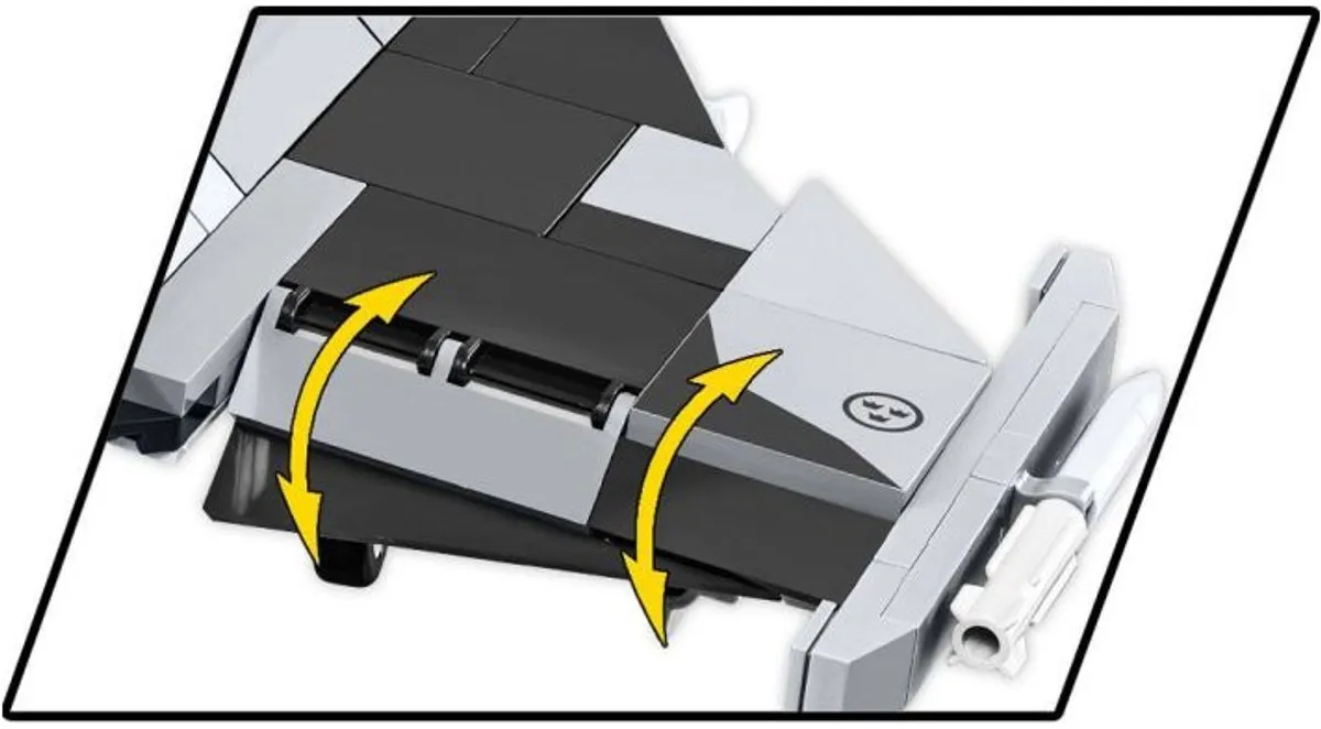 Cobi 5820 Saab JAS 39 Gripen E Bouwdoos - 480 Onderdelen - Grijs