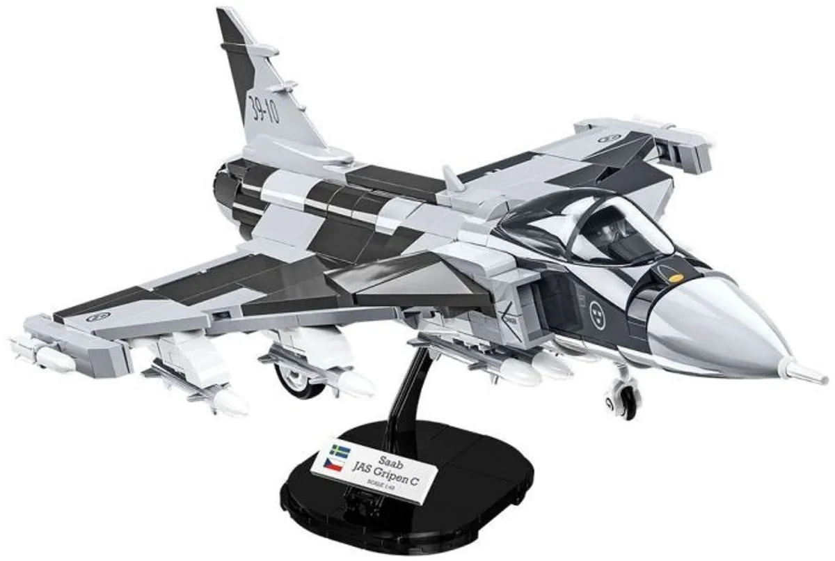 Cobi 5820 Saab JAS 39 Gripen E Bouwdoos - 480 Onderdelen - Grijs