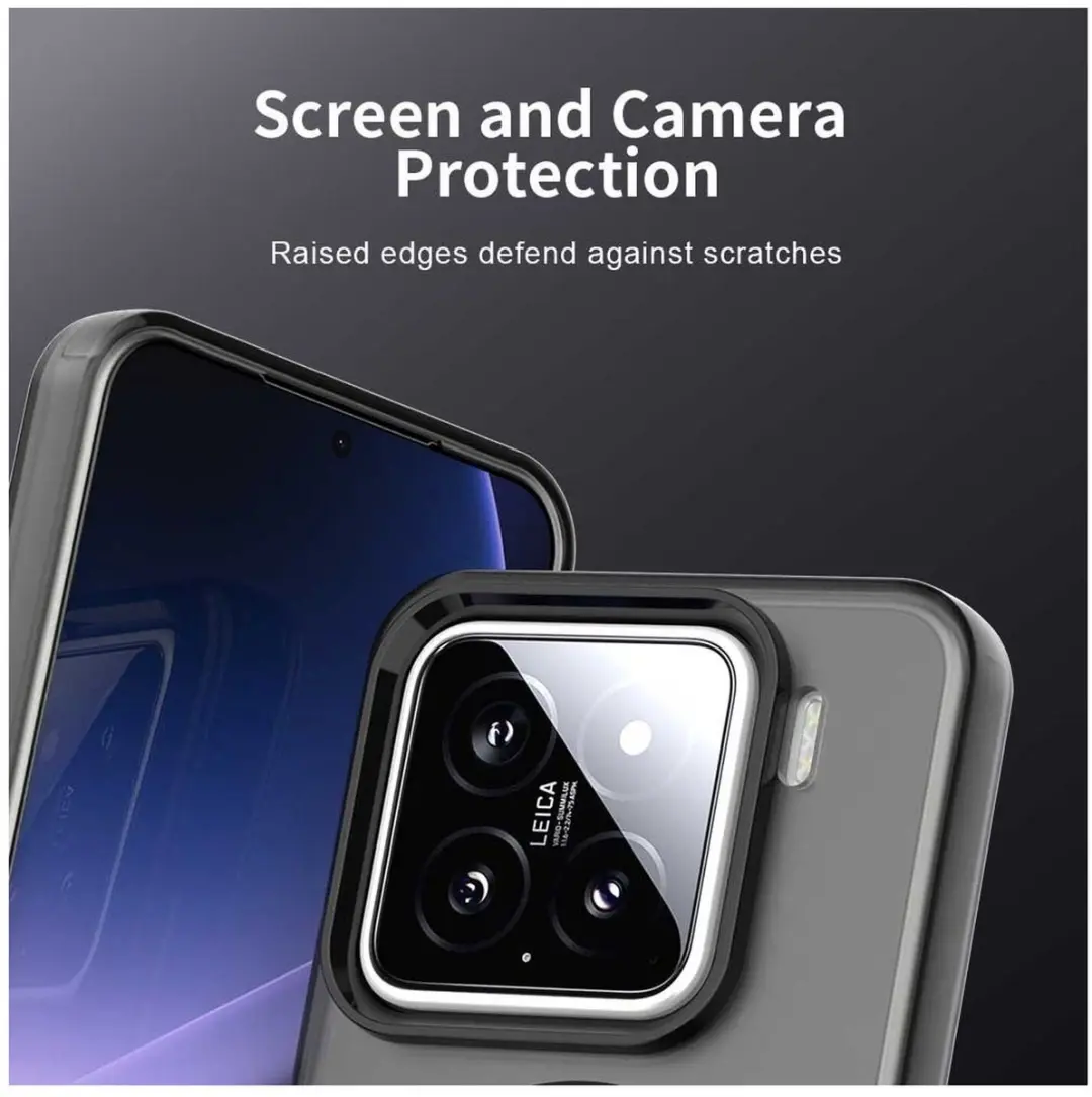 Selected MagSafe Backcover Xiaomi 15 - Zwart & Transparant