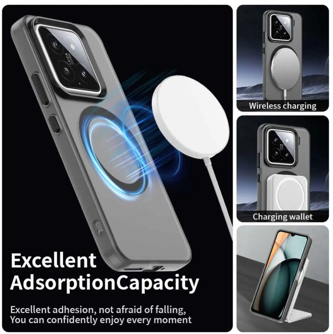 Selected MagSafe Backcover Xiaomi 15 - Zwart & Transparant - afbeelding 6 van 6