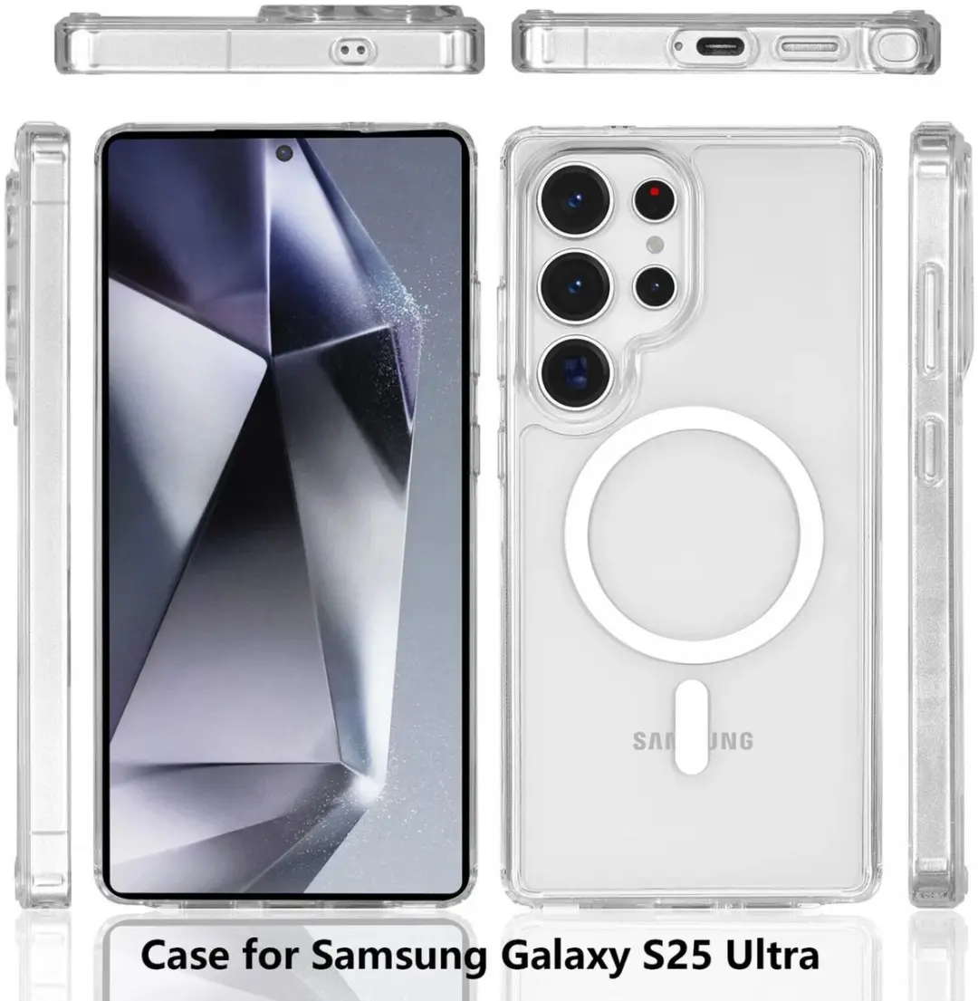 Selected Hoesje Samsung Galaxy S25 Ultra MagSafe Transparant
