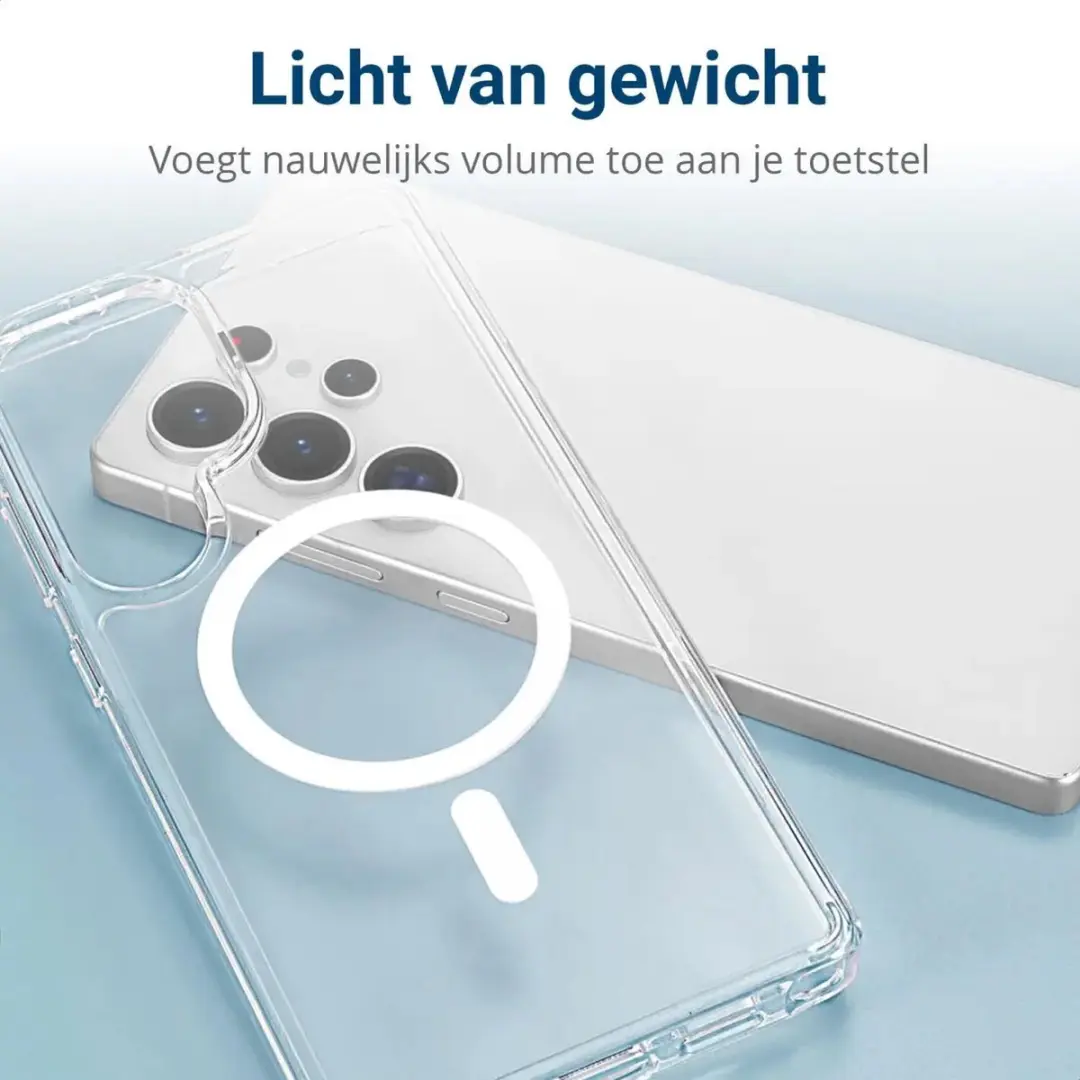 Selected Hoesje Samsung Galaxy S25 Ultra MagSafe Transparant