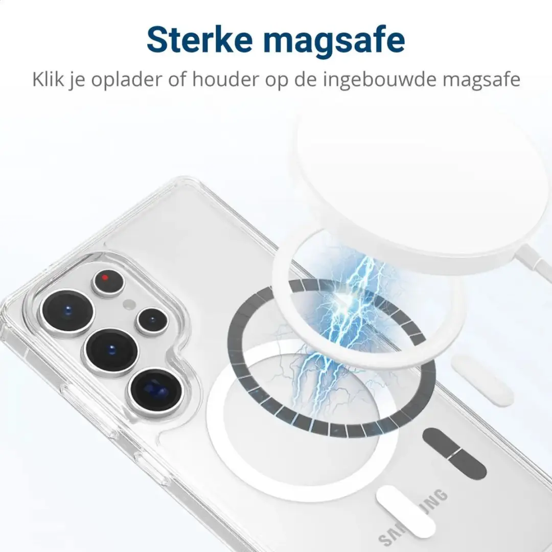 Selected Hoesje Samsung Galaxy S25 Ultra MagSafe Transparant
