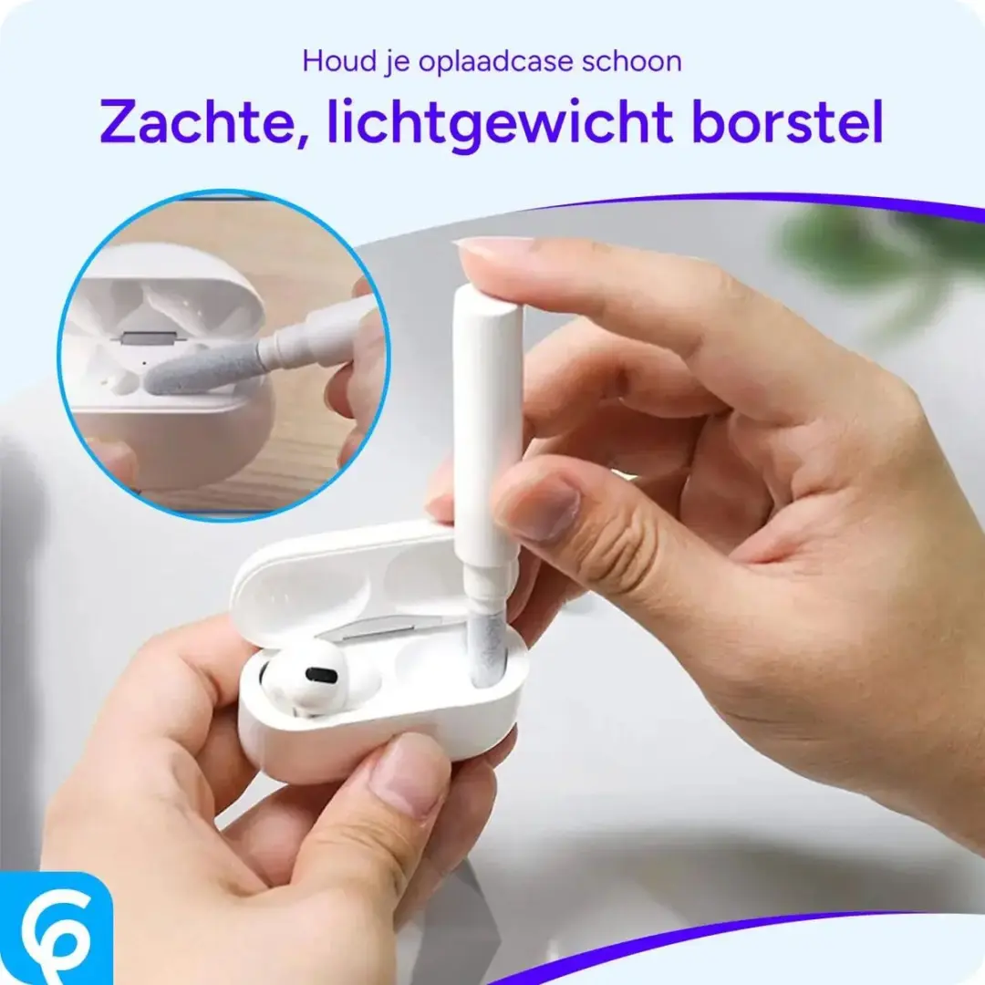 Selected by GSMpunt.nl Schoonmaakpen voor AirPods/Pro - Wit - afbeelding 6 van 6