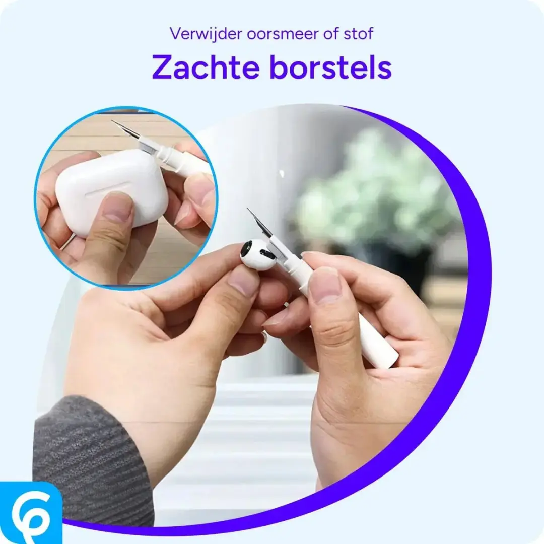 Selected by GSMpunt.nl Schoonmaakpen voor AirPods/Pro - Wit