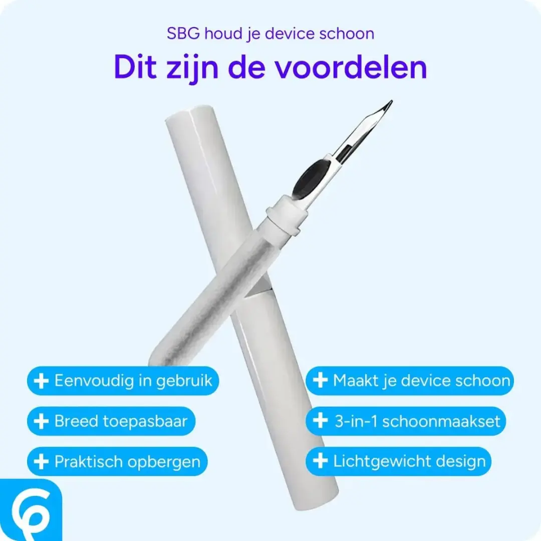Selected by GSMpunt.nl Schoonmaakpen voor AirPods/Pro - Wit