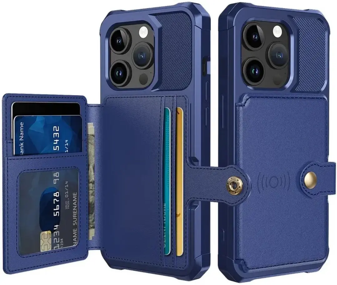 Selected Portemonnee Hoesje iPhone 15 Pro Max