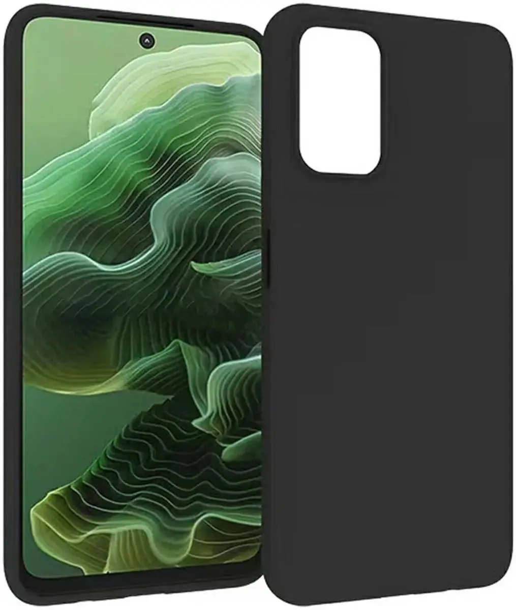 Selected Zwart Dun TPU Hoesje Motorola Moto G35