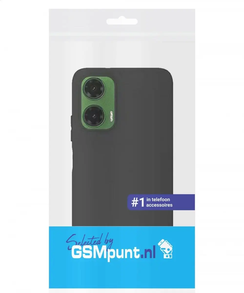 Selected Zwart Dun TPU Hoesje Motorola Moto G35
