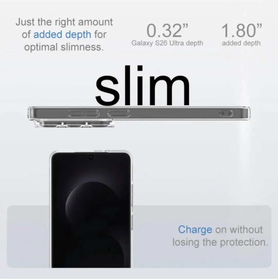 Selected by GSMpunt Transparant TPU Hoesje Samsung Galaxy S26 Ultra