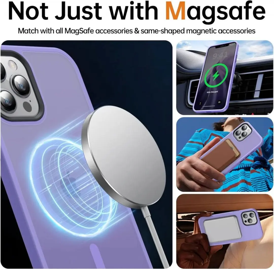 Selected Hoesje iPhone 12 Pro Max MagSafe - Roze Mat