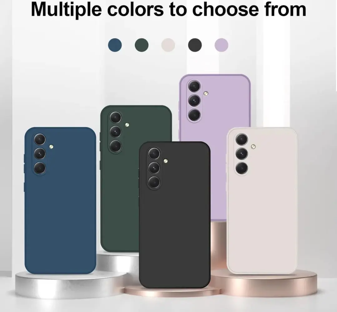 Selected Hoesje Samsung Galaxy A54 Back Cover - Dun TPU Zwart