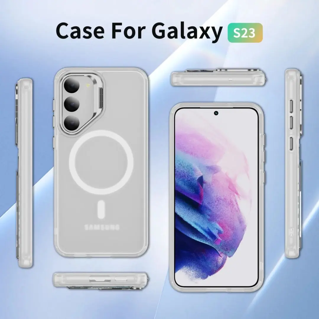 Selected Hoesje Samsung Galaxy S23 MagSafe Transparant