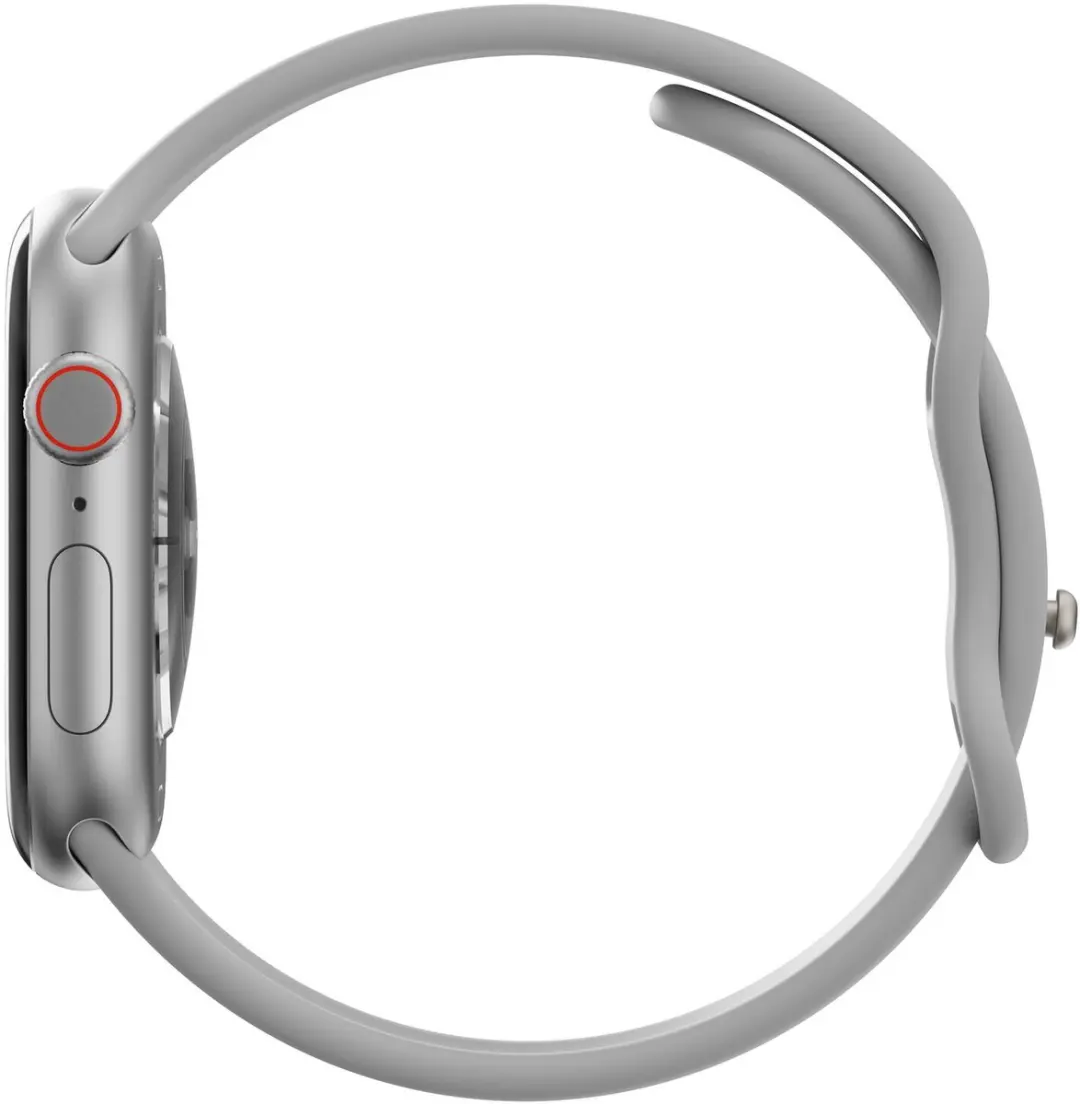 Selected SBG Siliconen Band Apple Watch 7 41mm - Cloud Grey