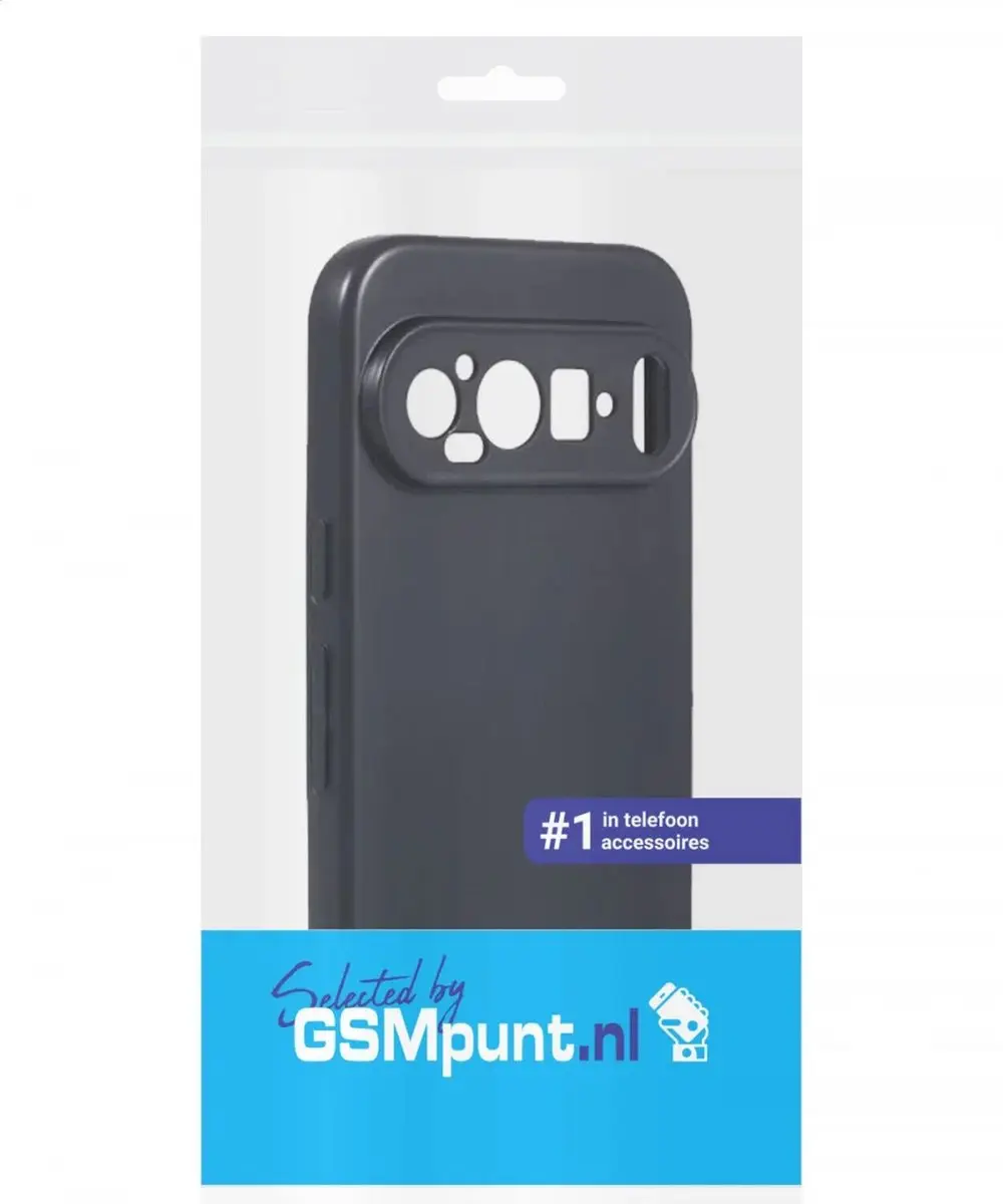 Selected by GSMpunt Zwart TPU Hoesje Google Pixel 9/9 Pro