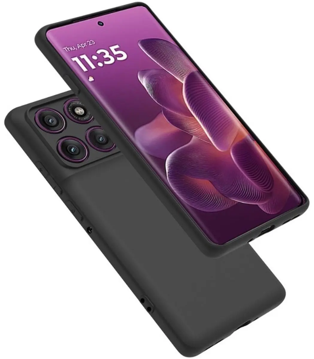 Selected by GSMpunt Motorola Edge 60 Fusion Hoesje - Zwart Dun TPU
