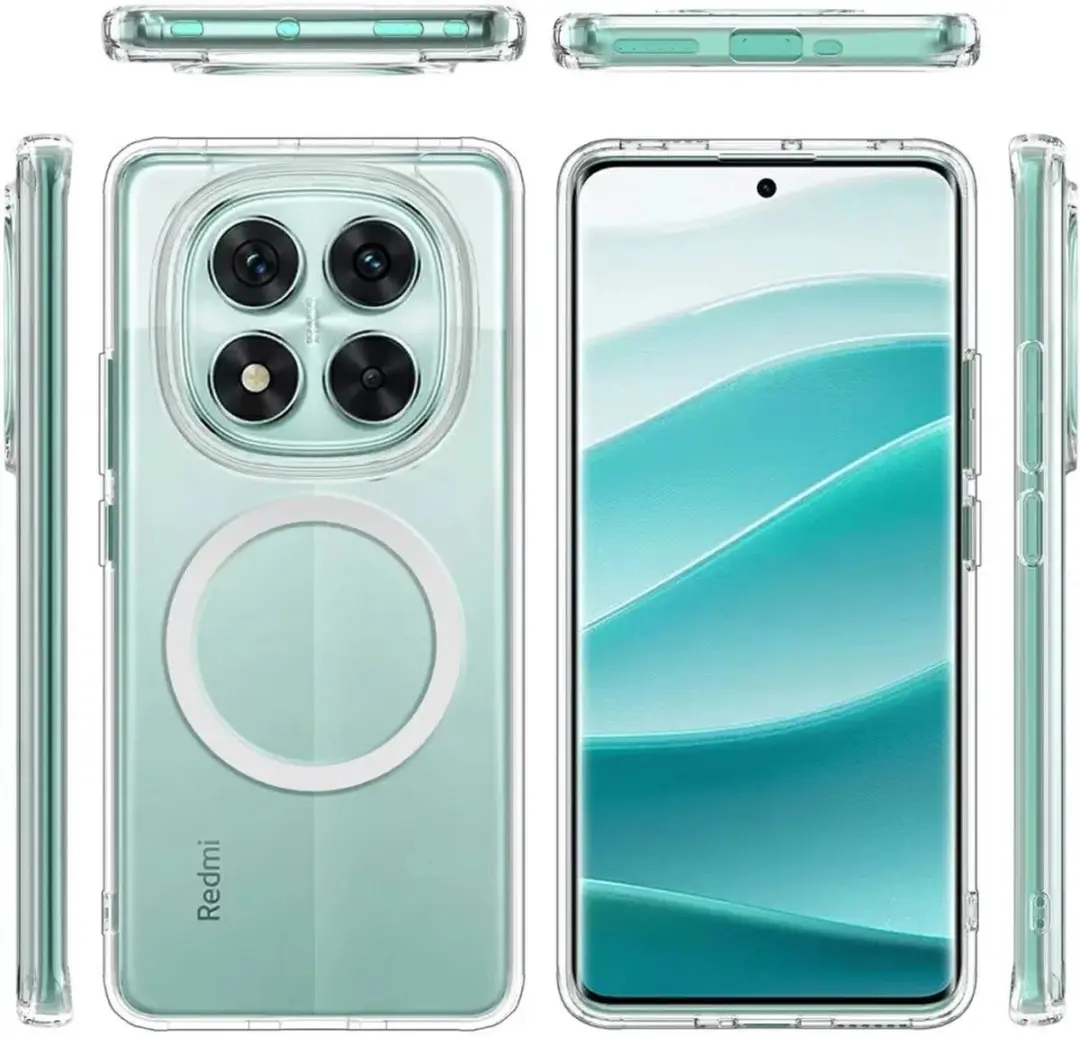 Selected Hoesje Xiaomi Redmi Note 14 Pro Plus MagSafe Transparant