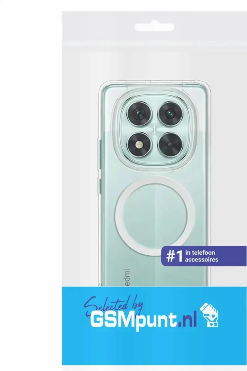 Selected Hoesje Xiaomi Redmi Note 14 Pro Plus MagSafe Transparant