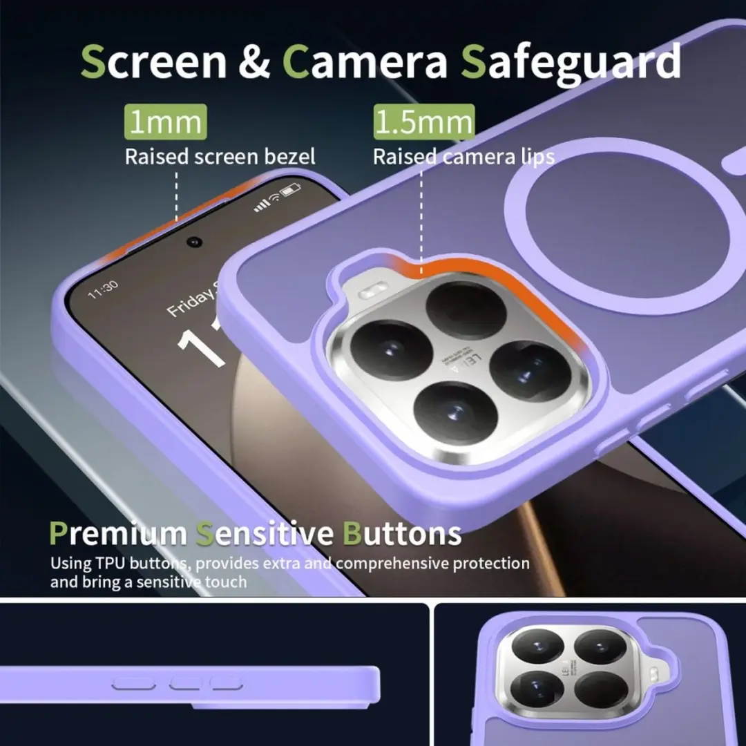 Selected Xiaomi 15T Pro Hybrid Back Cover - Paars