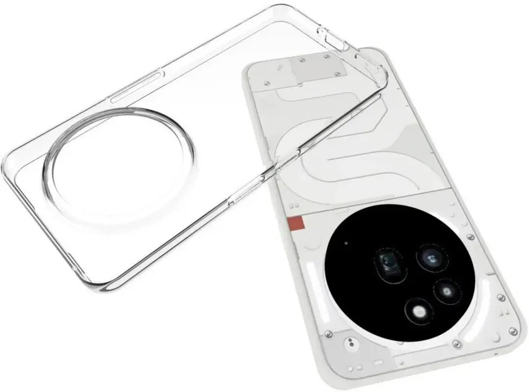 Selected by GSMpunt Nothing Phone (3a) Pro TPU Hoesje - Transparant