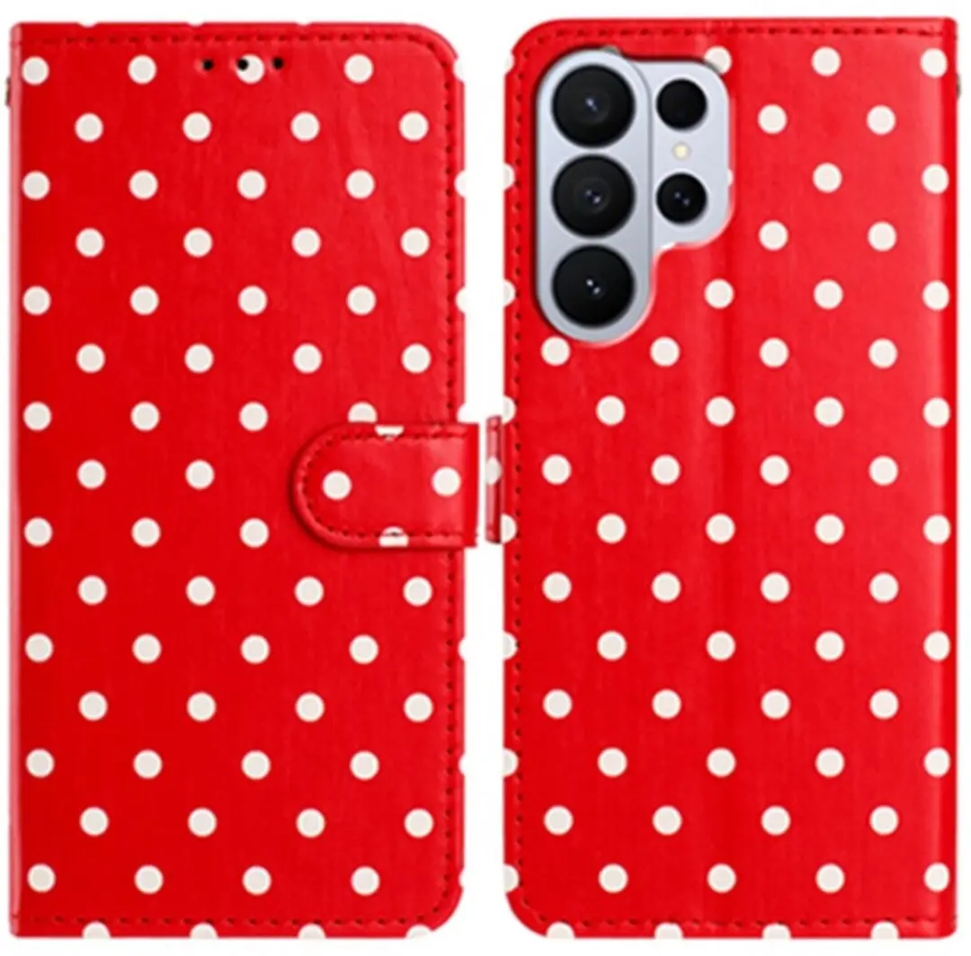 Selected Hoesje Samsung Galaxy S26 Ultra Polka Dot Wallet