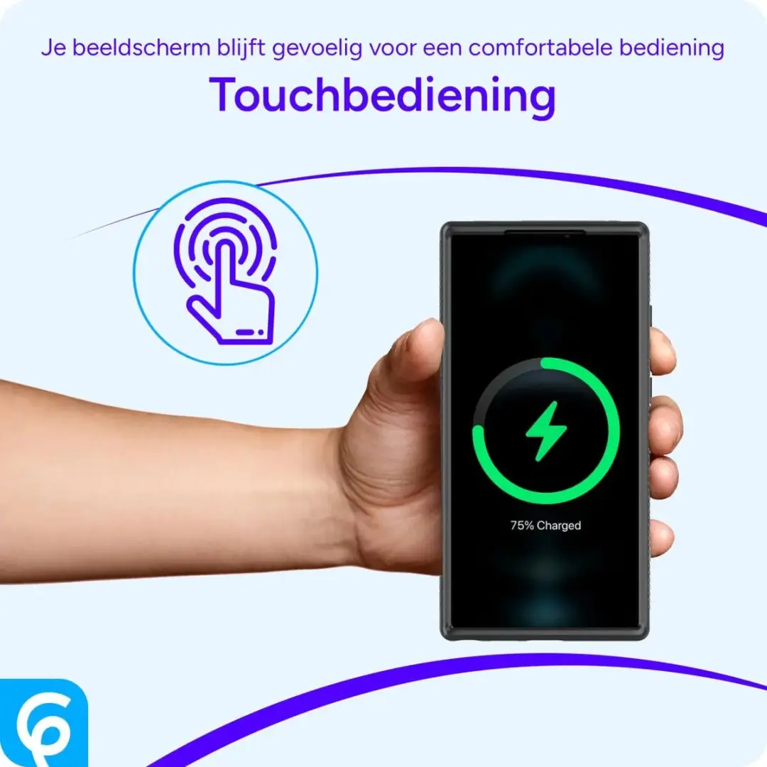 Selected Hoesje Samsung Galaxy S21 FE - Full Protect - Zwart/Transparant