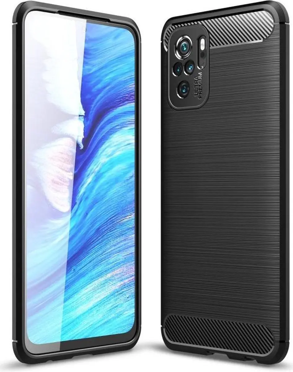 Selected TPU Hoesje Xiaomi Poco M5s - Zwart