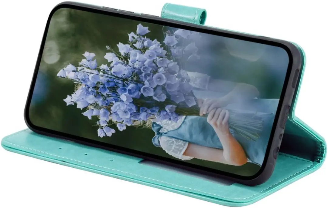 Selected Mandala Book Case Samsung Galaxy A26 - Hoesje Groen - 3 Pasjes
