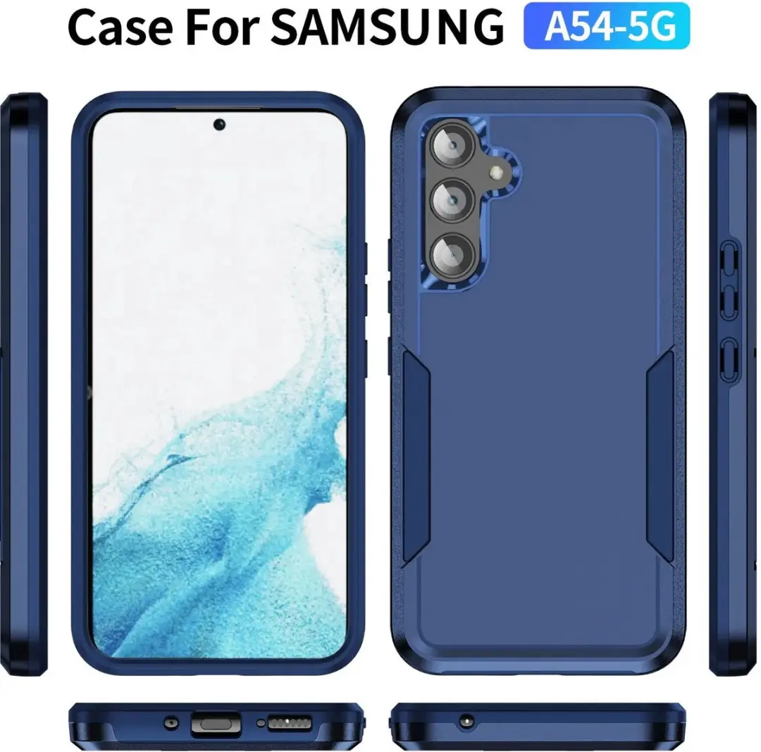 Selected Back Cover Samsung Galaxy A54 - Blauw