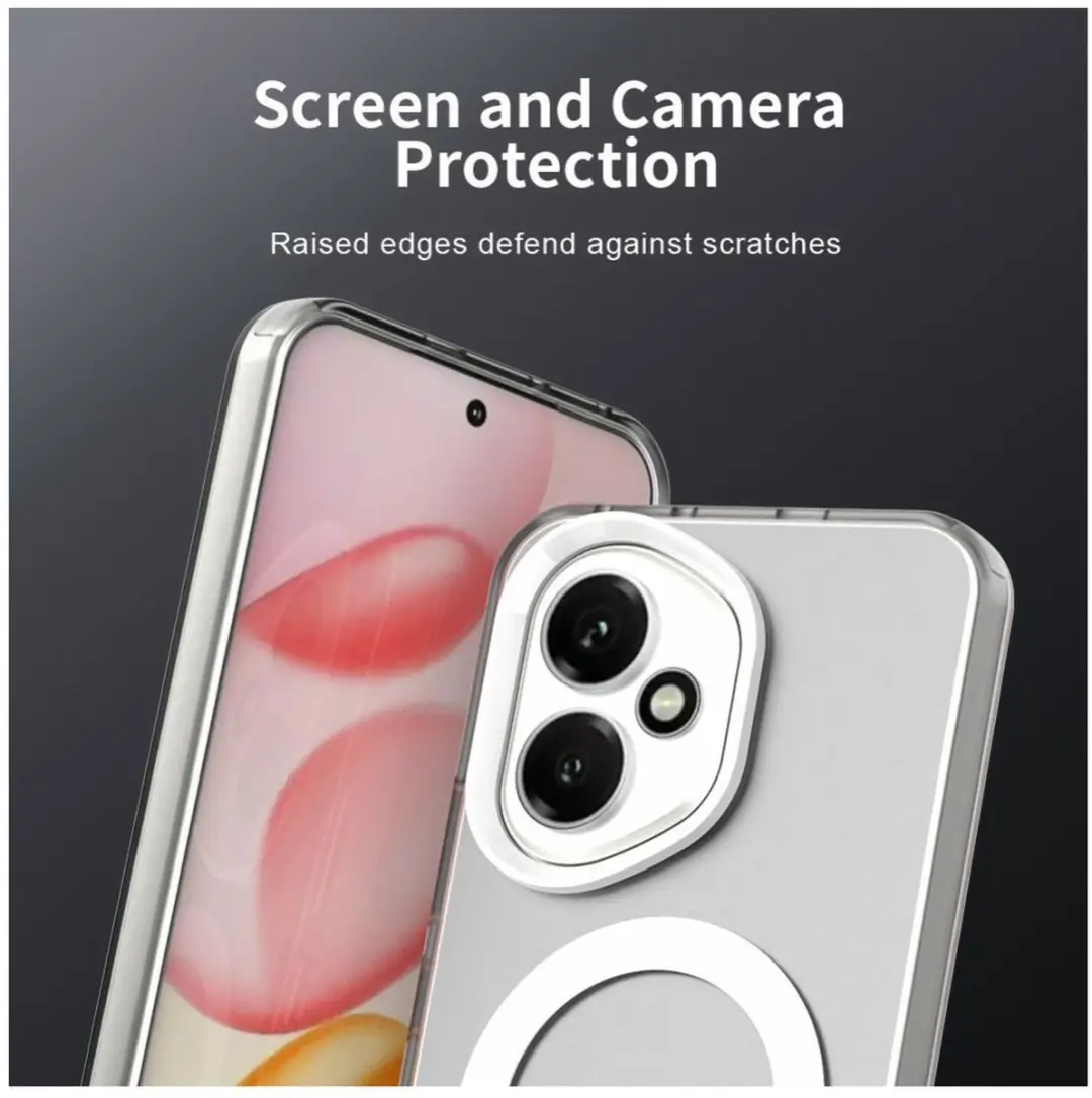 Selected MagSafe Backcover Honor 400 - Wit & Transparant