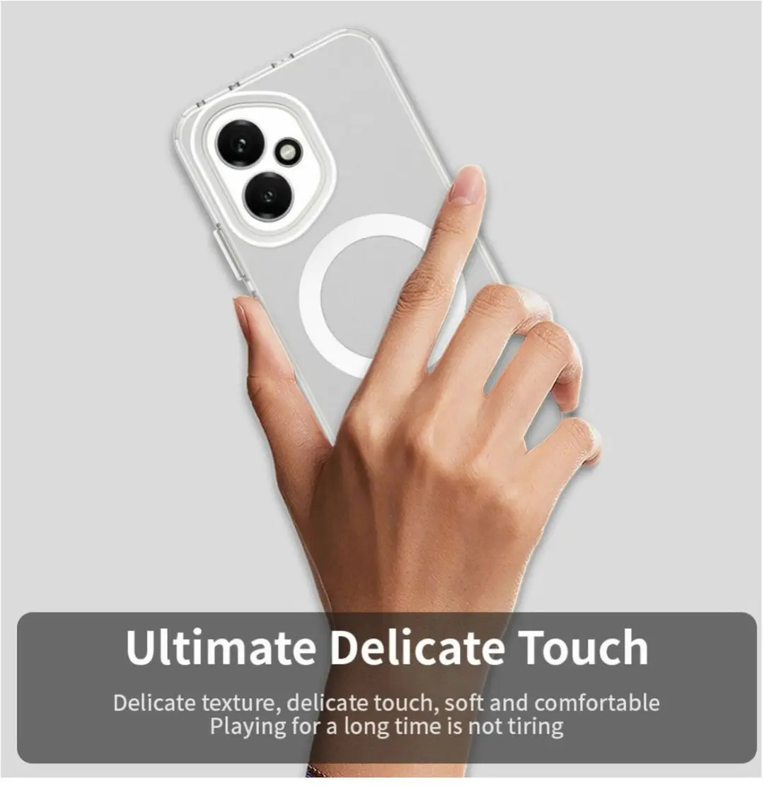 Selected MagSafe Backcover Honor 400 - Wit & Transparant