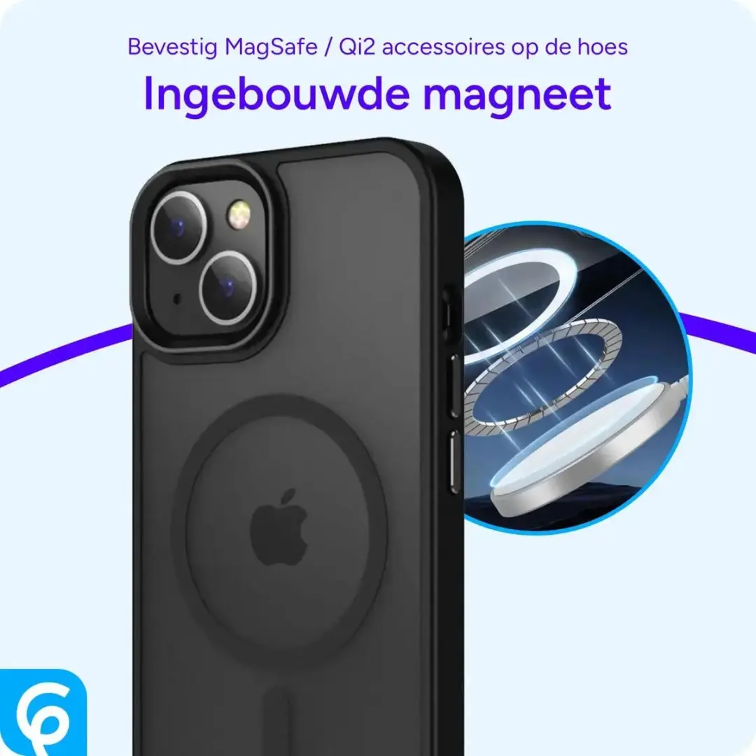 Selected iPhone 15 MagSafe Hoesje - Mat Zwart - afbeelding 6 van 6
