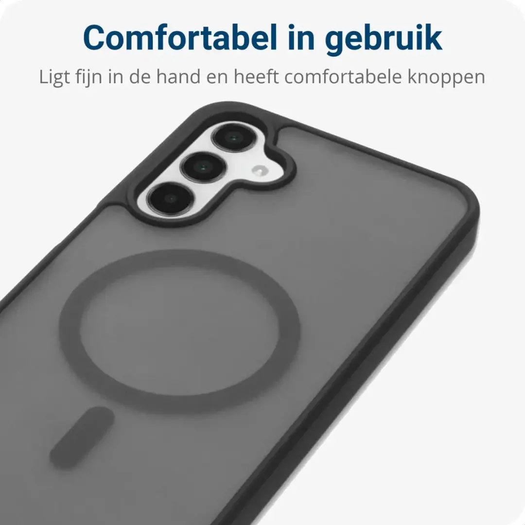 Selected Hoesje Samsung Galaxy A15 MagSafe - Mat Zwart