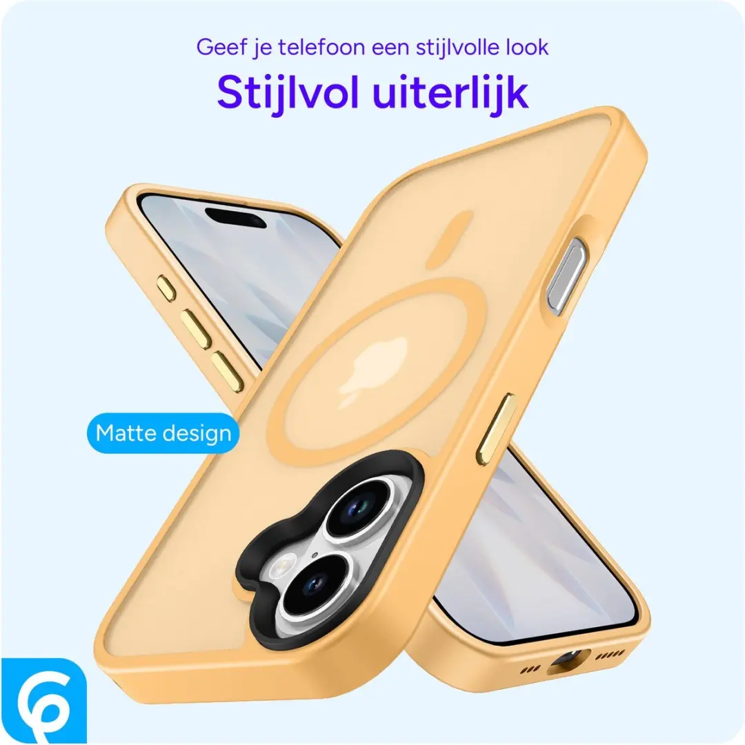 Selected iPhone 17 Hoesje MagSafe Mat - Oranje