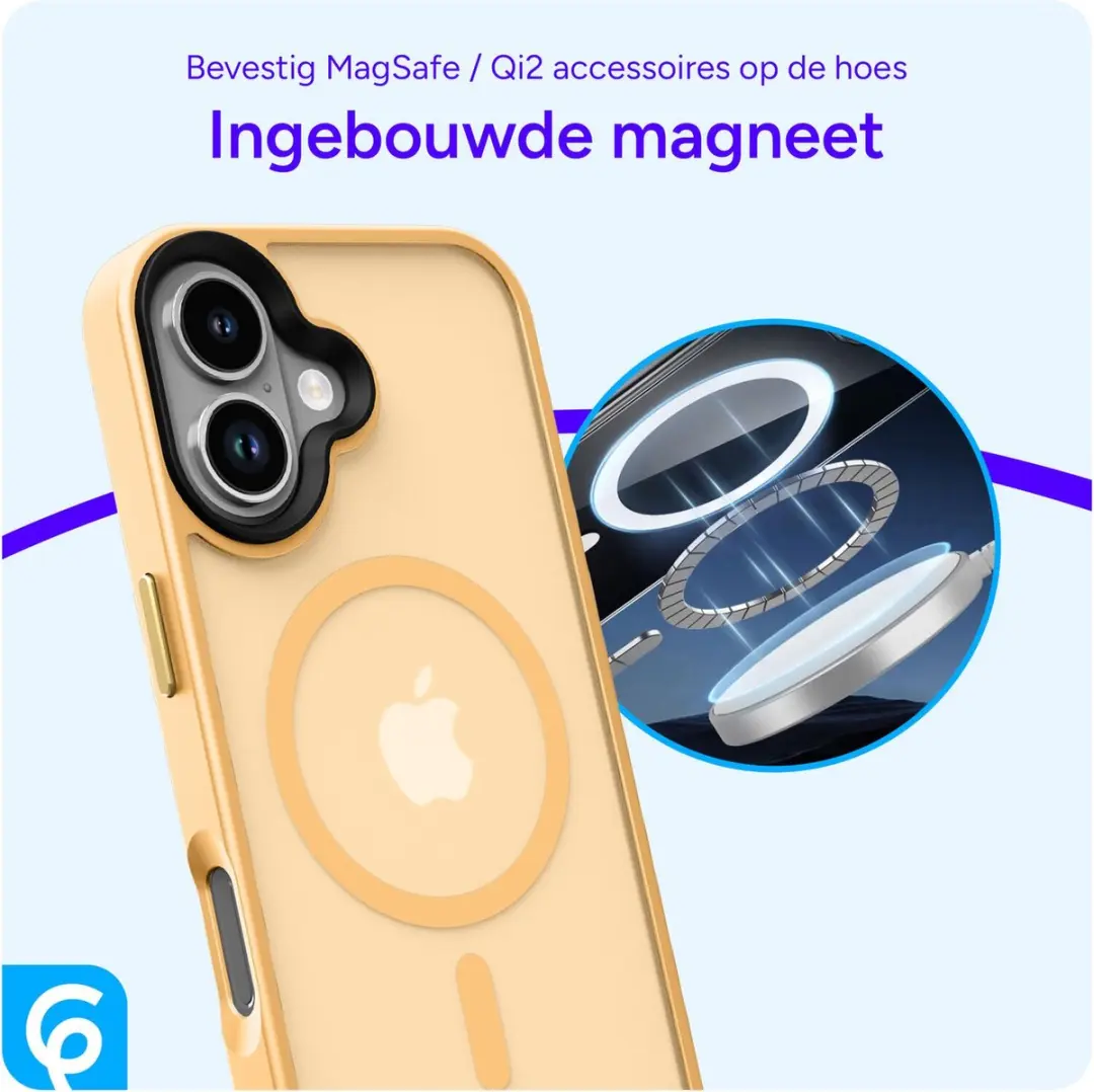 Selected iPhone 17 Hoesje MagSafe Mat - Oranje
