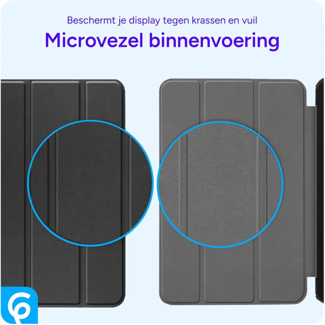 Selected by GSMpunt Xiaomi Redmi Pad 2 Book Case - Zwart