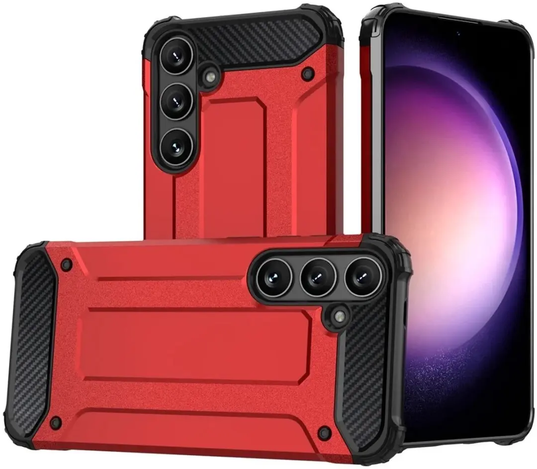 Selected Hoesje Samsung Galaxy S24 Shock Proof Rood