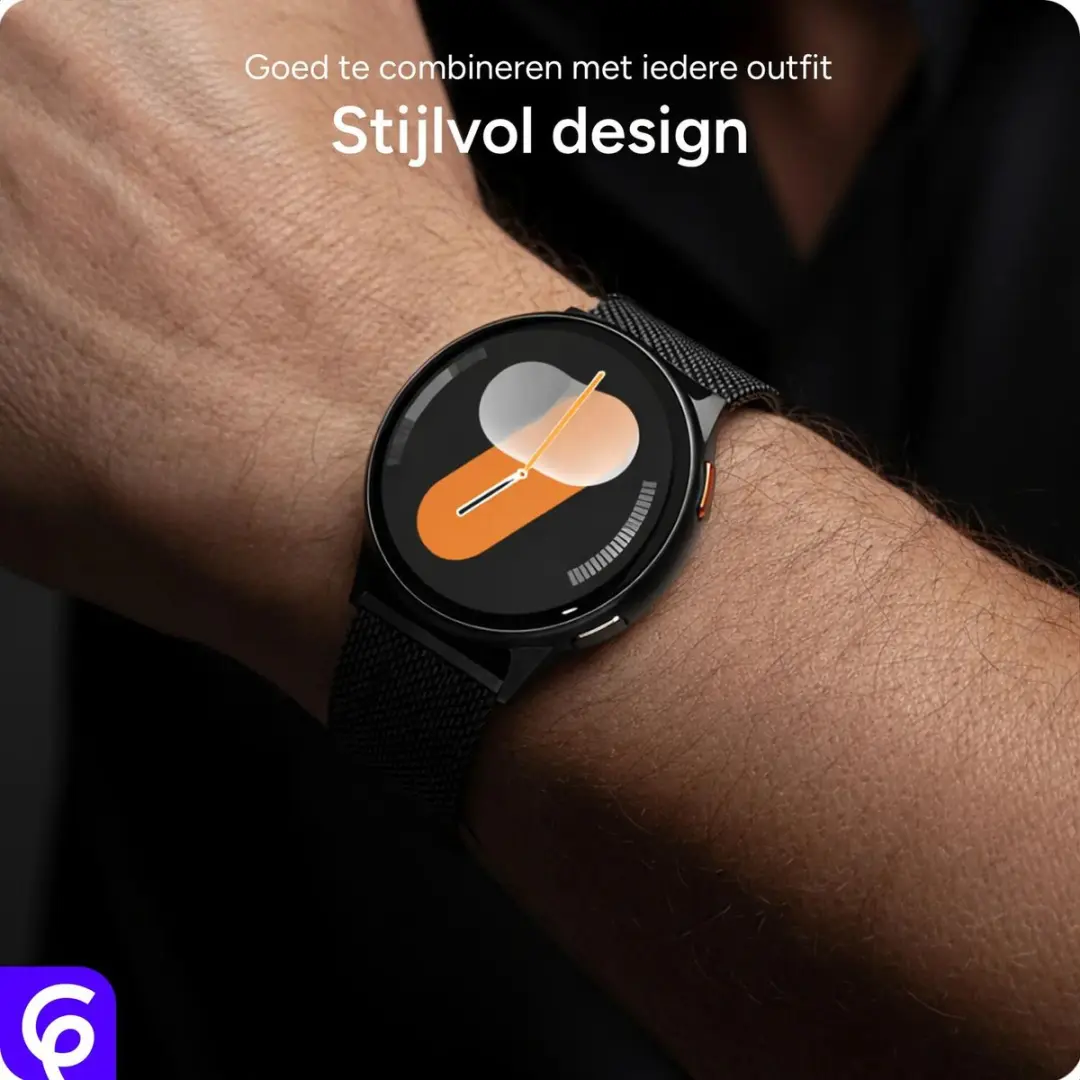 Selected SBG Milanees Horlogebandje Samsung Galaxy Watch Ultra - Goud