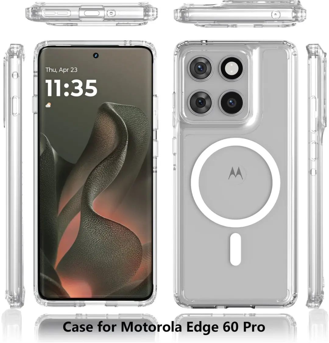 Selected Hoesje Motorola Edge 60 Pro - MagSafe Transparant